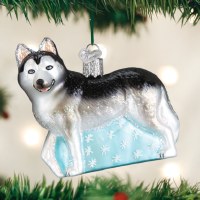 OLD WORLD CHRISTMAS SIBERIAN HUSKY