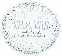 OUR NAME IS MUD CAKE PLATTER MR & MRS