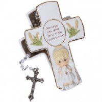 P/M COMMUNION ROSARY BOX GIRL