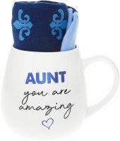 PAVILION MUG & SOCK SET AUNT