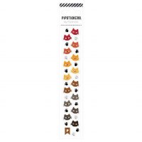 PIPSTICKERS FELINE FACES