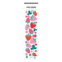 PIPSTICKERS FUZZY STRAWBERRIES