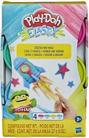 PLAY-DOH 4-PACK ELASTIX ASST COLORS