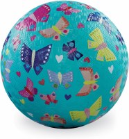 PLAYGROUND BALL 5" BUTTERFLY RAINBOW
