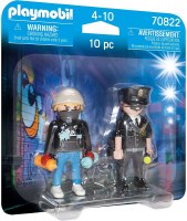 PLAYMOBIL DUO PACK POLICEMAN & ARTIST