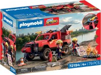 PLAYMOBIL FIRE PICKUP TRUCK
