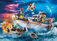 PLAYMOBIL FIRE RESCUE WATERCRAFT