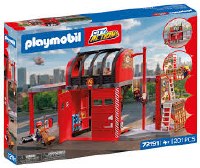 PLAYMOBIL LARGE FIRE STATION