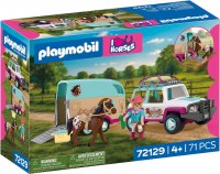 PLAYMOBIL VEHICLE W/HORSE TRAILER