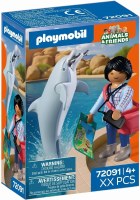 PLAYMOBIL ZOO DOLPHIN & VISITOR