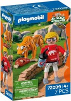 PLAYMOBIL ZOO TIGER & VISITOR