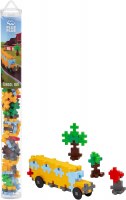 PLUS PLUS TUBE SCHOOL BUS