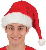 PLUSH SANTA HAT