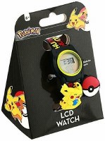 POKEMON LCD WATCH W/SLIDE CHARM