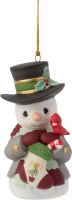 PRECIOUS MOMENTS 2026 SNOWMAN ORNAMENT