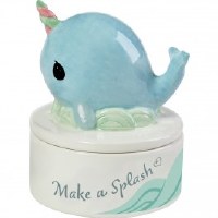 PRECIOUS MOMENTS NARWHAL COVERED BOX
