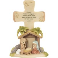 PRECIOUS MOMENTS NATIVITY CROSS