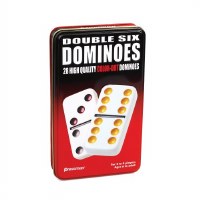 PRESSMAN DOUBLE 6 COLOR DOT DOMINOES