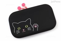 PUNILABO SILICONE ZIPPER POUCH BLACK CAT