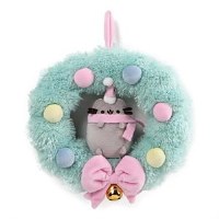 PUSHEEN WREATH ORNAMENT 4.5"