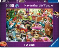 RAVENSBURGER PUZZLE 1000p CAT GROOMER