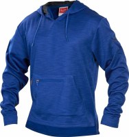 RAWLINGS HURLER HOODIE GRAY/ROY MENS LG