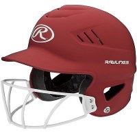 RAWLINGS SB HELMET CF SCARLET MATTE