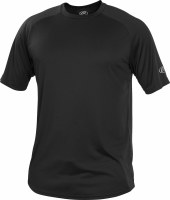 RAWLINGS TECH TEE BLACK ADULT SMALL