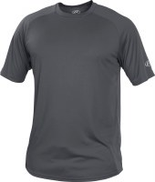 RAWLINGS YOUTH XL TECH TEE GRAPHITE