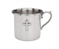 REED & BARTON CROSS PEWTER CHILD CUP
