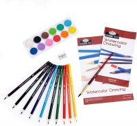 ROYAL LEARN TO WATERCOLOR 33PC SET