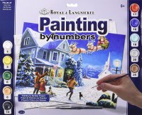 ROYAL PAINT BY NUMBER SET SANTA'S HERE