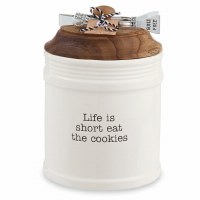 MUD PIE CIRCA COOKIE JAR SET