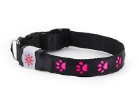 SCOUT LIGHT UP DOG COLLAR PINK LARGE