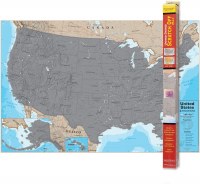 SCRATCH OFF USA MAP