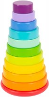 SMALL FOOT LARGE STACKING TOWER RAINBOW