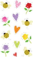 STICKERS HEARTS & BEES