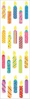 STICKERS SPARKLE BIRTHDAY CANDLES