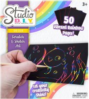 STUDIO DIY SCRATCH & SKETCH ART