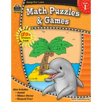 TCR WORKBOOK GR 1   MATH PUZZLES/GAMES