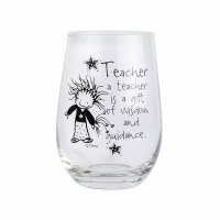 TEACHER STEMLESS WINE GLASS CIL