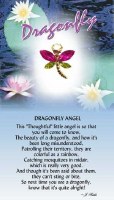 THOUGHTFUL ANGEL PIN DRAGONFLY