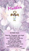 THOUGHTFUL ANGEL PIN MOTHER ANGEL