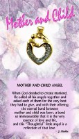THOUGHTFUL ANGEL PIN MOTHER & CHILD