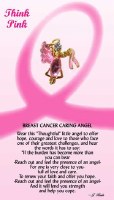 THOUGHTFUL ANGEL PIN THINK PINK