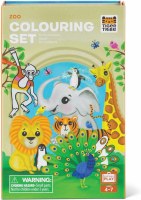 TIGER TRIBE COLORING SET ZOO