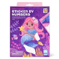 TIGER TRIBE STICKER BY NUMBERS MERMAID
