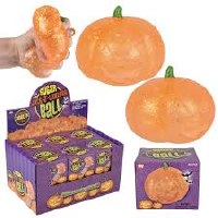 TN 3" JACK O'LANTERN SQUUEZY SUGAR BALL
