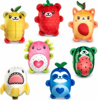 BUBBLE STUFFED SQUISHY FRIENDS FRUIT