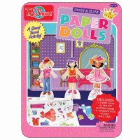 TS SHURE TIN DRESS & STICK PAPER DOLLS